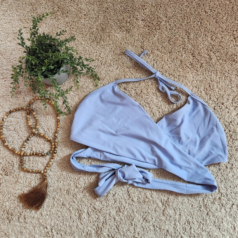 Aerie wrap bikini bathing suit top
